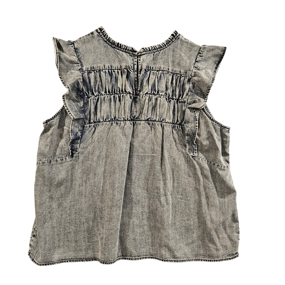 Rails Sz Xxl Peasant Blue Filomena Flutter Short … - image 3